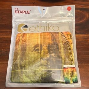 Ethika 5 Dubs The Staple Brief Underwear in Money Print NEW